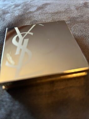Yves Saint Laurent Metallic Gold Compact Case